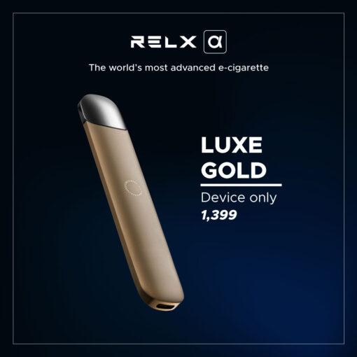 RELX Alpha Luxe Gold