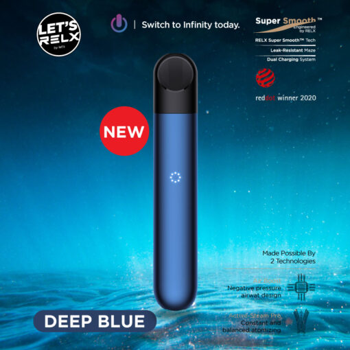Lets relx infinity Deep Blue
