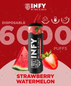 INFY 6000 Puffs strawberry Watermelon