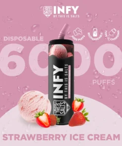 INFY 6000 Puffs Strawberry Ice Cream